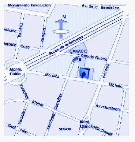 México City Center for Business and Commerce (CENEYCO) Access Map Mexico City Center for Business and Commerce (CENEYCO) Morelos 67, Col. Juárez, 06600 México, DF Tel. (55) 5140-9460 al 64 Fax.