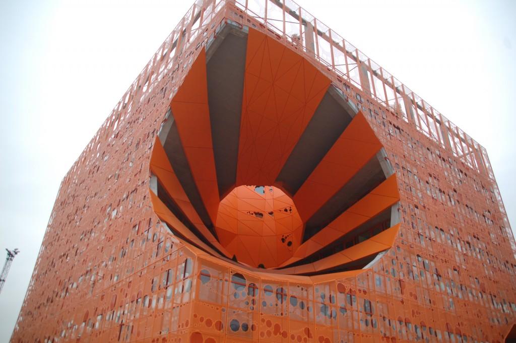 be build next to the orange cube in 2013 photo: ptk Project is not public!
