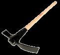15 Round Point Shovel Ideal for digging in light, sandy soils. 9.25-inch by 11.5-inch open back blade. 48-inch North American ash handle for strength.