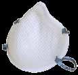 19 Moldex 2200 N95 Particulate Respirator Dura-Mesh shell resists collapsing in heat Molded nose bridge seals easily without a metal nose band