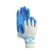 Cotton lined palm for extra comfort. Elastic closure sewn inside glove for safety and comfort.