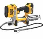 44 20V Max Lithium Grease Gun Powerful motor delivers 10,000 max psi to power through clogged grease fittings.