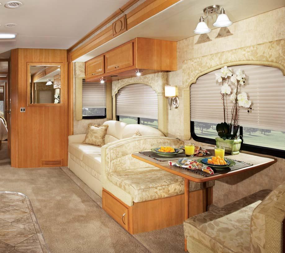 Attractive Inside and Out Room to Roam Outfitted with Name Brands Built-in Quality Superior Ride and Handling Pride of ownership comes easy when you ve got a coach that looks as good as Bounder