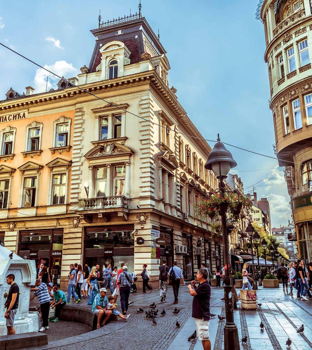 Beograd Belgrade "Jedna od najatraktivnijih svetskih destinacija" One of the best destinations in the world Beograd je glavni grad, ekonomska i kulturna prestonica Srbije i jedan od najvećih centara