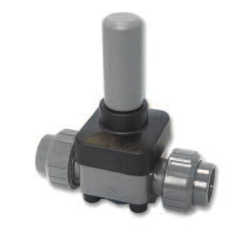 abs Durapipe UA Double Union Air Release Valve Description: In-line air release valve Mounting: In a vertical position End Connections: Solvent Sockets, 1 /2 HO UAA 102 84.76 3 /4 HO UAA 103 97.