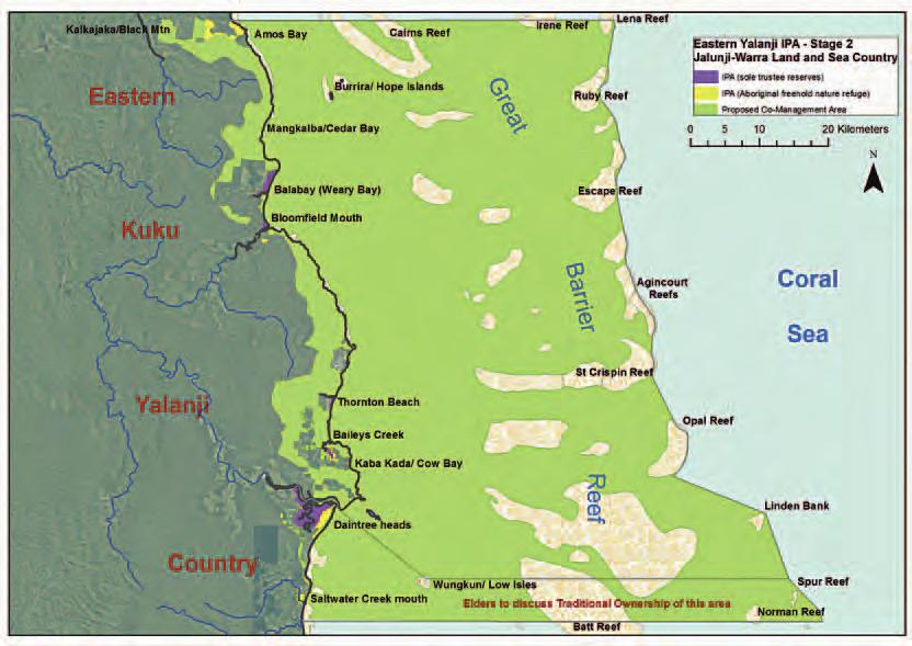 Map 3 Area of the Eastern Kuku Yalanji IPA