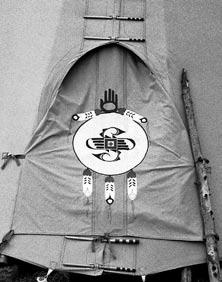THE NOMADICS TIPI DOOR COVER We designed this door cover after many experiences with deep snow, heavy rains,