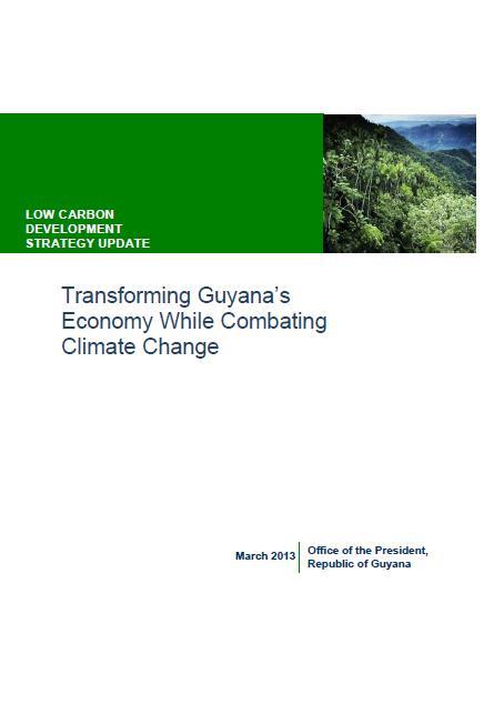 Guyana Forest cover: 18 million hectares. Stored carbon: 18.