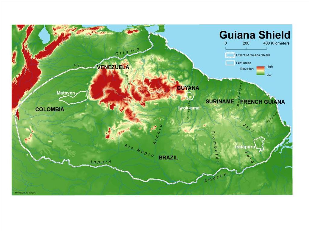 The Guiana Shield Size: 2.