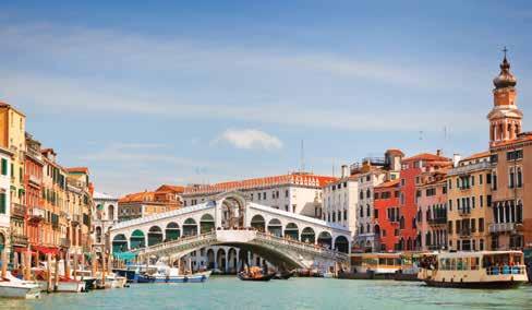 GEMS OF NORTHERN ITALY 12 night holidays Cruise from Venice Round-Trip River Countess INCLUSIONS: Economy Class airfare from Australia to Milan, returning from Venice with Qatar Airways 3 night stay