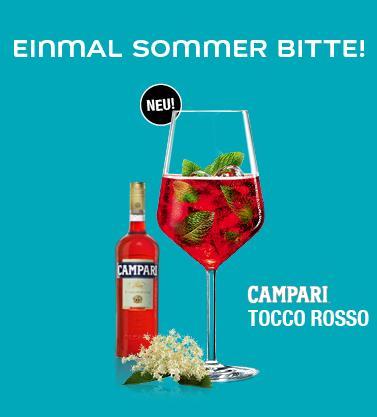 CAMPARI SUMMER DRINK EXCLUSIVE AT MOTEL ONE Motel One was for six weeks the exclusive partner for the premiere of Campari s new summer drink Tocco Rosso.