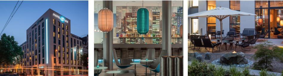 MOTEL ONE DÜSSELDORF-HAUPTBAHNHOF OPENED The 44th hotel of the Low Budget Design hotel group was opened in June 2013 and is only five minutes on foot from the main railway station.