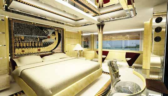 spaciousness of the staterooms