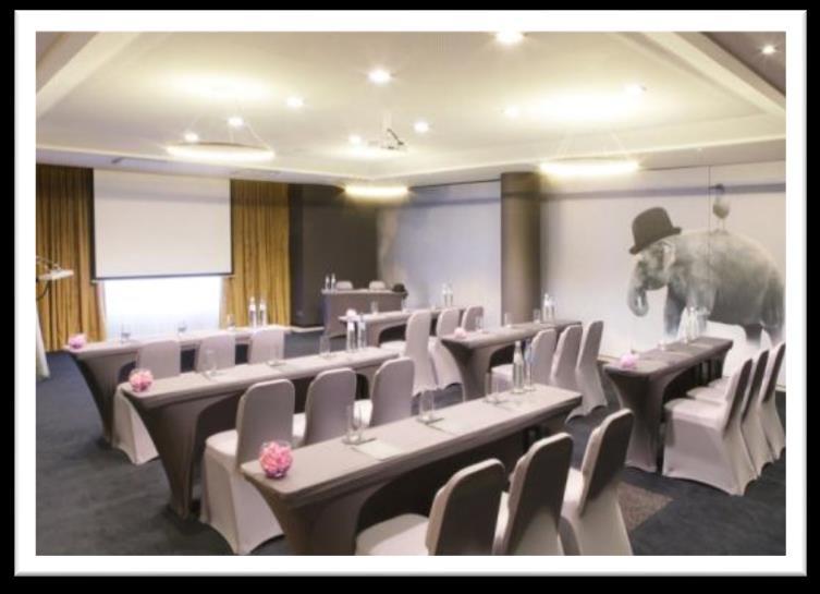 MEETING ROOMS ELEPHANT AND COLOMBE Area: 860 ft², height: 103 inches