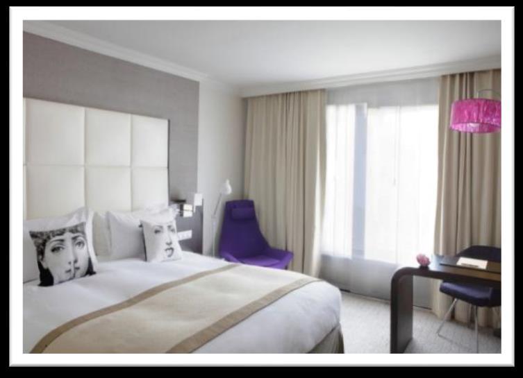 One King Size Bed (69 rooms including 9 twins) The room space is 280 ft², Toison d