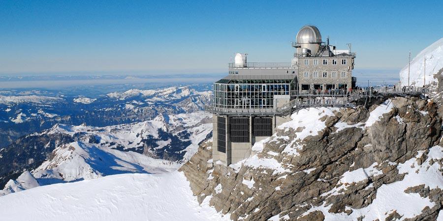 The Jungfrau located at a height of 4,158 meters (13,642 ft) is one of the main summits of the Bernese Alps, located between the northern canton of Bern and the
