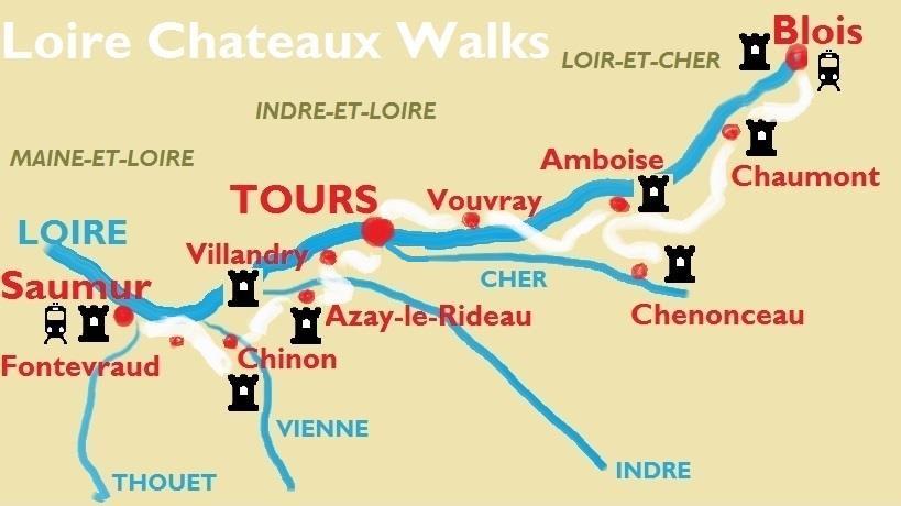 Early arrival recommended so as to maximize time in the Chateau Royal and enjoy a walk around the adjacent gardens followed by a saunter around town and your first look at The Loire river.