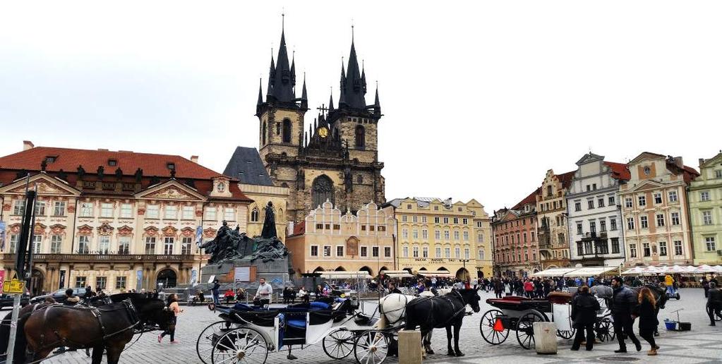 22 - Wednesday Morning guided walking tour of Prague Afternoon free in Prague to shop,