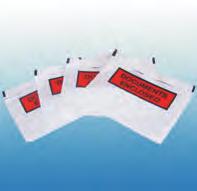 Document Enclosed Wallets Self adhesive see through plastic envelopes helping to ensure safe arrival