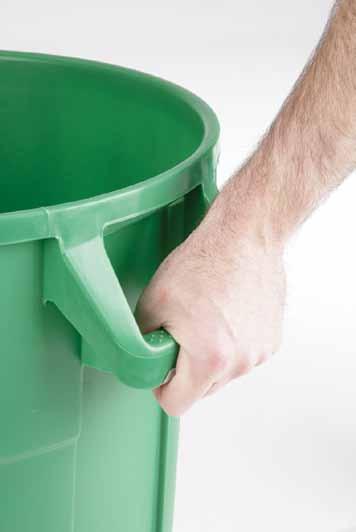 Titan bins and lids are easy to clean and come with a range of innovative features including soft grip handles for