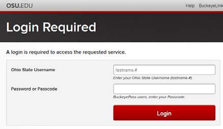 You will then be prompted to enter your OSU login credentials this is your name.