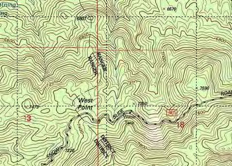 294.7-5185 ft TR0295 - Hawes Peak trail