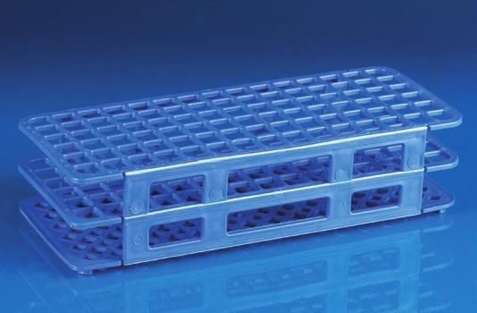 Produced from polypropylene (PP) Autoclavable at 121 C for 20 minutes Non-floating in a water bath All Snap-N-Racks are available in white, blue, yellow and red For Microcentrifuge Tubes