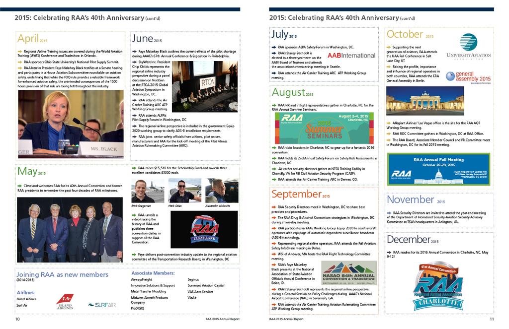 RAA Annual Report Maximize your company s visibility throughout the year by advertising in the 2016 RAA Annual Report.