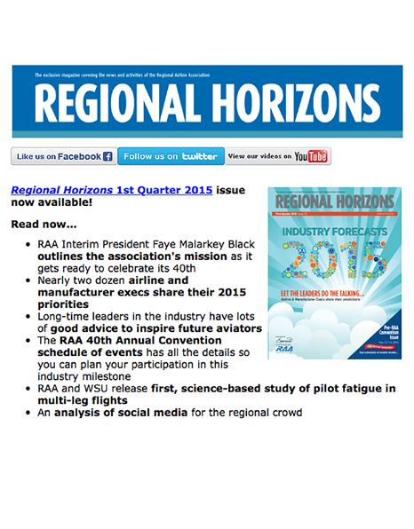 2016 Regional Horizons e-news Electronic Banner Ads
