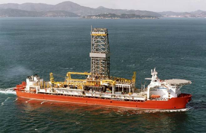 Ultra deepwater Bolette Dolphin Operates under a four-year contract with Anadarko, estimated to expire 2Q
