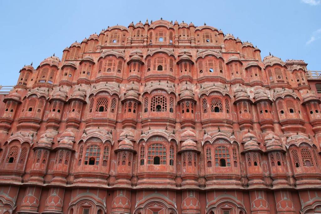 DAY 7 JAIPUR Today you will do a full day tour of Jaipur. In the morning you will be taken to Amber Fort where you arrive atop an elephant.