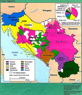 The peace conference after World War I created the Kingdom of the Serbs, Croats and Slovenians (named Yugoslavia in 1929) by taking - without the desire to show the full list Croatia from the