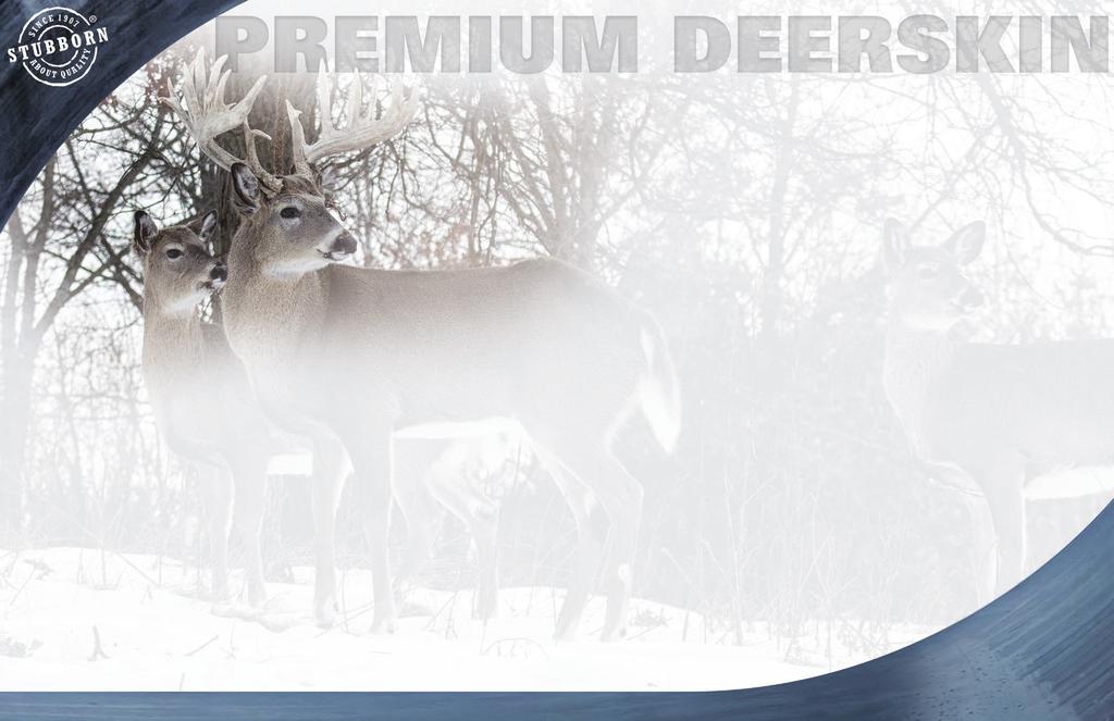 ULTRA COMFORT 7661 Premium soft, supple goldenrod genuine grain deerskin Stretch fabric back for