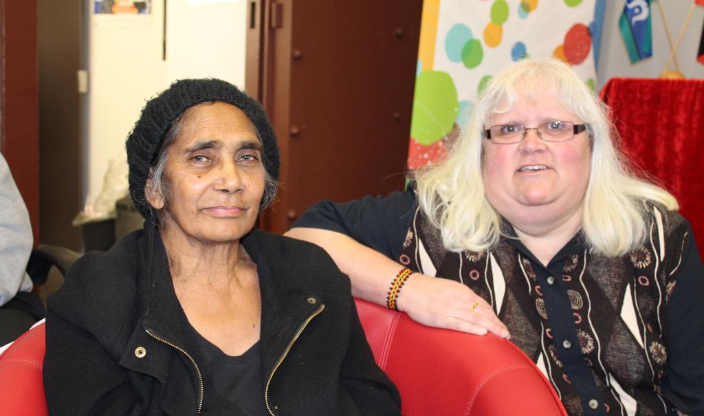 Pictured Aunty Barbara McGrady with Paulette Whitton at the 2015 Elders lunch.