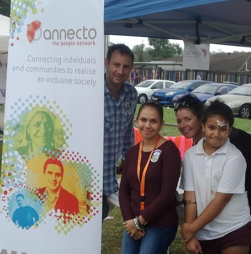 Pictured annecto Sydney Manager Mike Hercock with community members at the Shalvey Community Consultation in 2014.