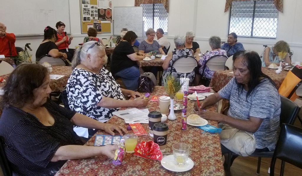 Pictured Western Sydney Elders enjoying a game of bingo at the 2016 Xmas Elders Lunch at Butucarbin Aboriginal Corporation in Hebersham.