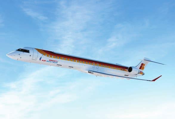 Air Nostrum of Spain was the launch customer for the CRJ1000 in 2010 Bombardier CRJ family With a backlog of 89 aircraft across three variants, it is fair to say that Bombardier s CRJ regional jet