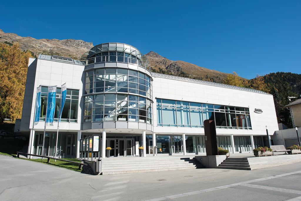 CONVENTION AND EVENT CENTRE PONTRESINA The highest-altitude convention centre in Europe Of course many conference centres exist. But do you know of a single one that lies at the foot of a glacier?