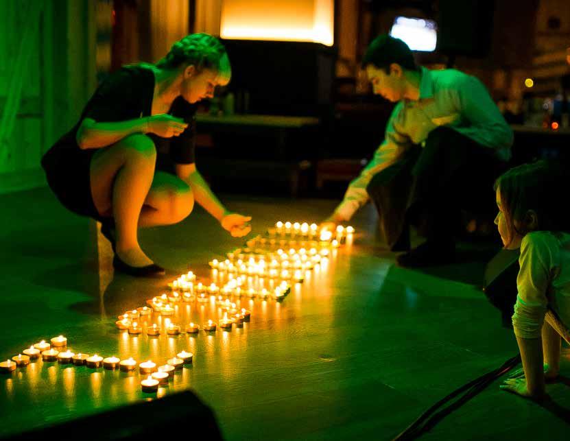THINK COMMUNITY COMMUNITY ENGAGEMENT CELEBRATING EARTH HOUR 2016 During Earth Hour 2016, a total of 212 Radisson Blu and Park Inn by Radisson hotels dimmed their lights to draw attention to the