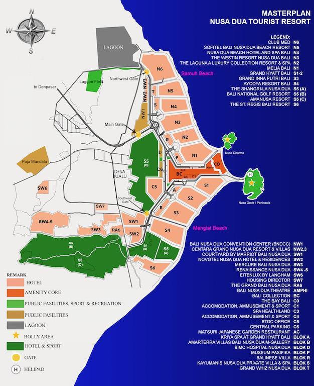 Figure 1: Master Plan of Nusa Dua Tourist Resort (ITDC, 2015a) The purpose of tourism development in Nusa Dua is to improve the livelihoods of communities through tourism using less productive