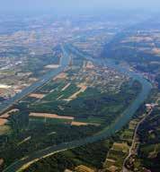 The flow in these short-circuited sections has been increased to improve the ecological system and make a Rhône a swift flowing river once again.