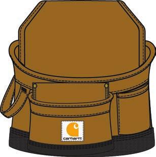 5in x 5in Legacy Electrician's Pouch 89106801 One pocket in main compartment Seven pockets on