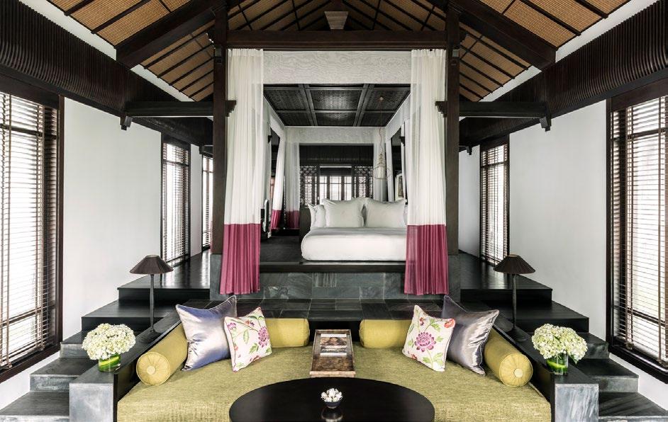 AN ALL-VILLA HAVEN Within architecture inspired by ancient phong thuy (feng shui) principles, one hundred