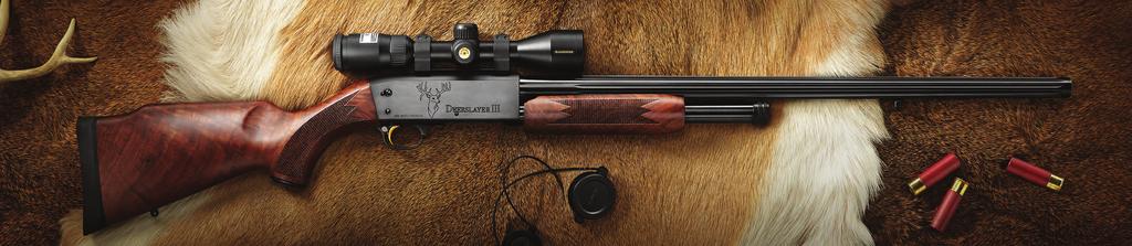 This attention to manufacturing precision yields a gun that is built like no other. The Deerslayer III is capable of shooting four inch groups at 200 yards.