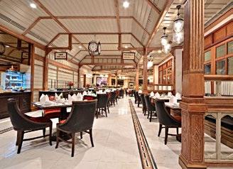 FOOD AND BEVERAGE VENUE TYPE OF CUISINE CAPACITY (SEATS) OPENING HOURS LOCATION Railway Restaurant Thai and international 226 06:30-10:30 / 18:30-22.