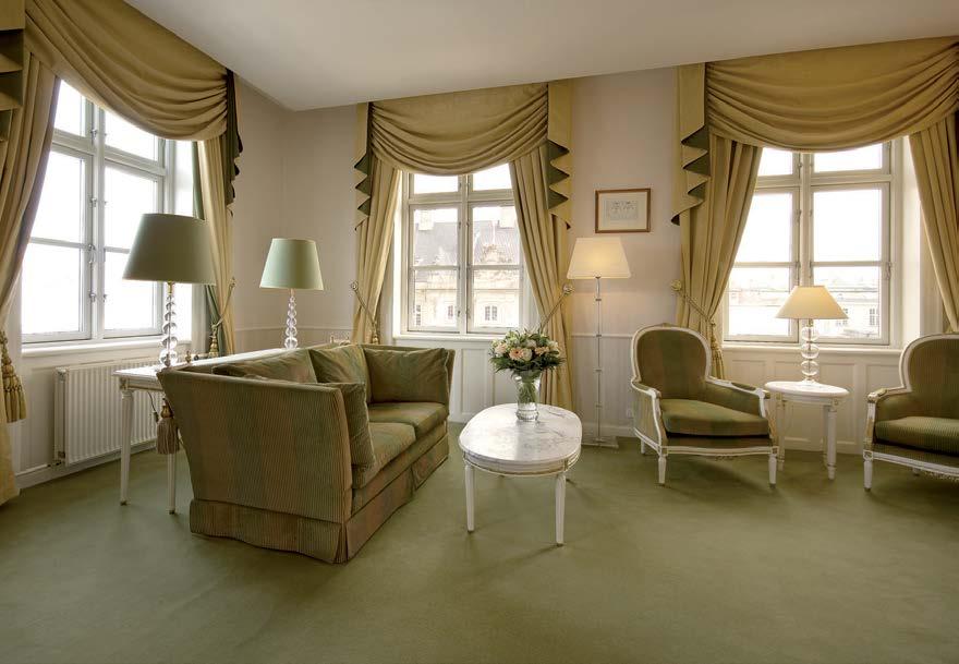 Executive Rooms & Suites Phoenix Copenhagen has a total of 213 rooms, including 55 Executive rooms and Suites.