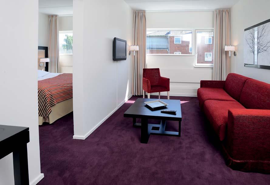 Executive Rooms & Suites The Gentofte Hotel has a total of 98 rooms, including 9 Executive rooms and Suites.