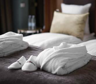 Turndown Service includes: Making the bed Tidying up in the bathroom Replacing towels