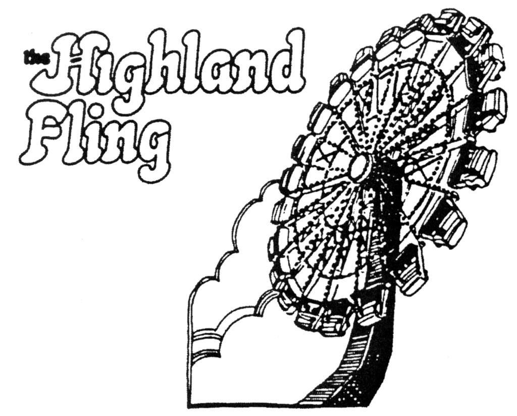 MAKE THESE MEASUREMENTS NOW Highland Fling 1. Determine the circumference of the ride. (Find the circumference of the ride by walking around the ride and counting your paces before you get on.) 2.