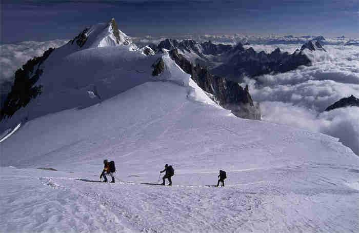 mc three monts-route n our way to the summit n the next day we shall climb to the main summit (if everything is all right with the team and the weather) and celebrate on